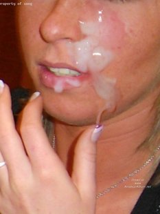 Полные спермы на лице и теле девушки и женщины